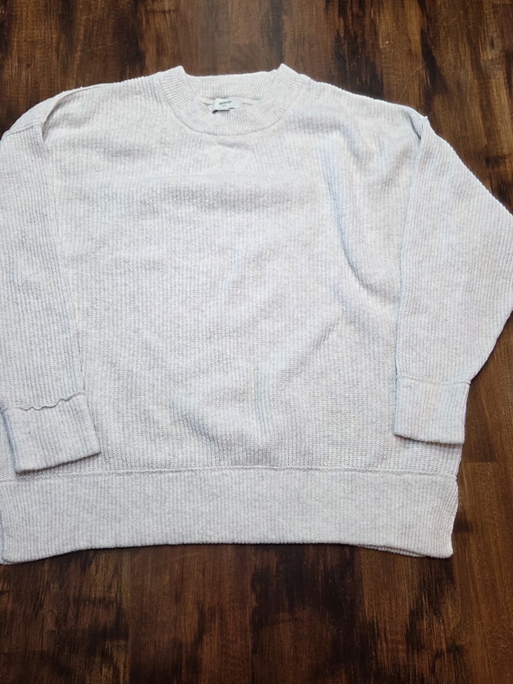 Aerie Knit Sweater Women’s Small Over Size Cotton Blend Classic College School